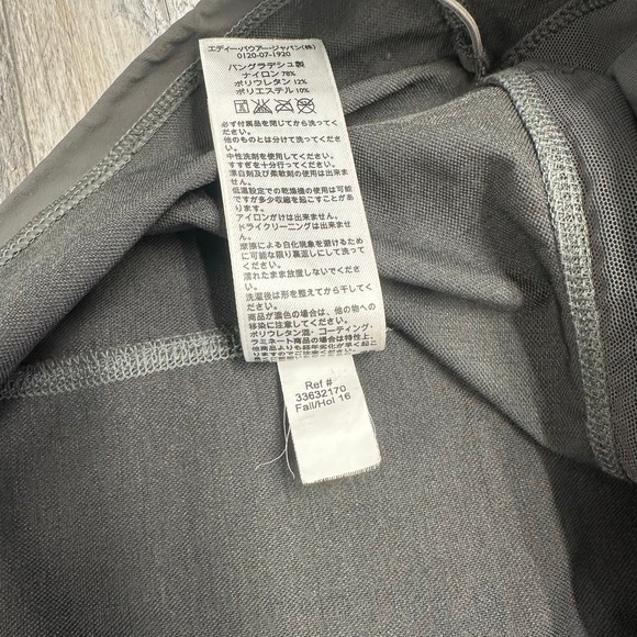 Eddie Bauer First Ascent Gray White Mens M Full Zip Nylon Stretch Spandex Jacket - Picture 9 of 11